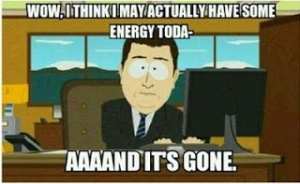 Energy gone
